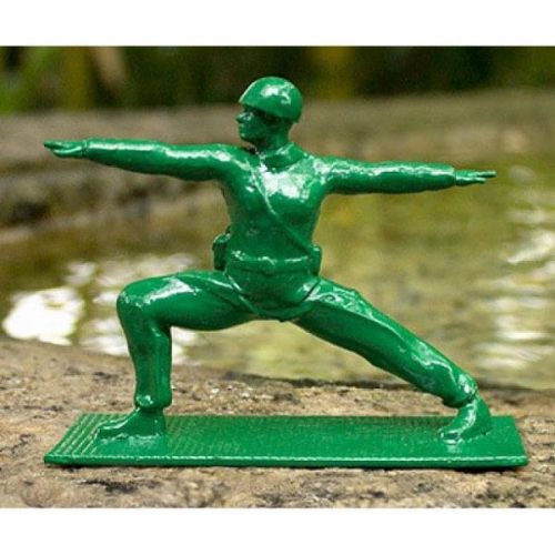 Yoga Pose Green Army Men Toys