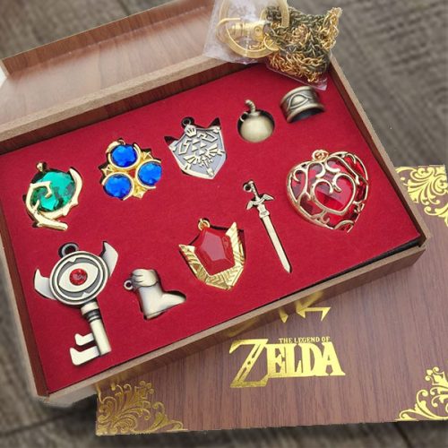 Zelda Keychain Necklace Set