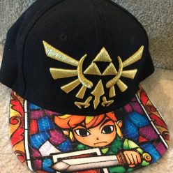 Zelda Stained Glass Snapback Hat