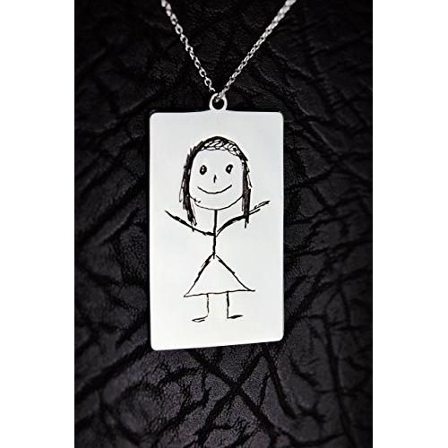 Personalized Children’s Art Necklace
