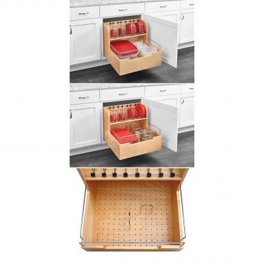 Adjustable Pull-Out Container Organizer