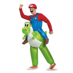 Super Mario Riding Yoshi Inflatable Costume