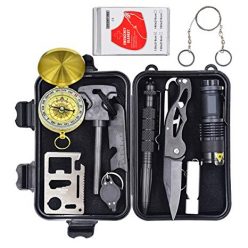 10-in-1 Emergency Survival Gear Kit