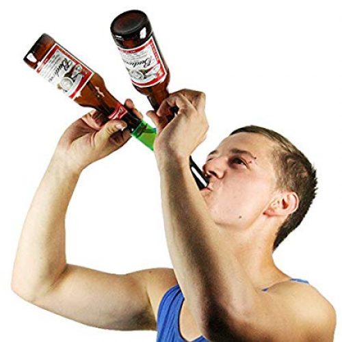 Double Beer Bong Bottle Funnel