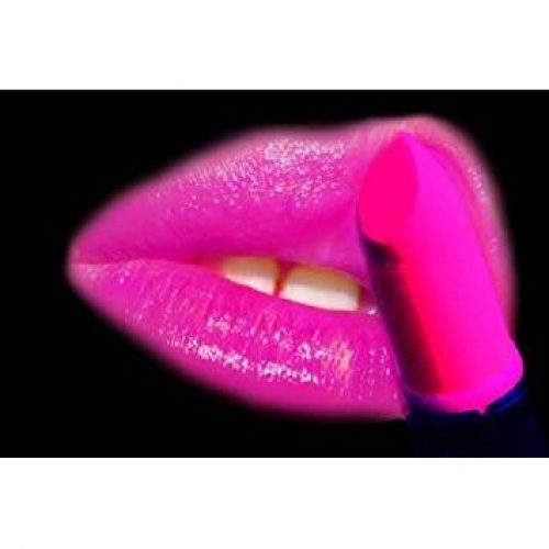 Hot Pink Neon Black Light Lipstick
