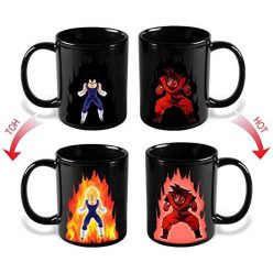 Goku and Vegeta Heat Reactive Coffee Mugs