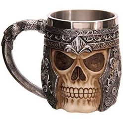 Stainless Steel Skull Coffee Mug
