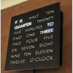 Light Up Word Clock