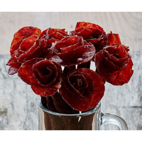Beef Jerky Rose Bouquets