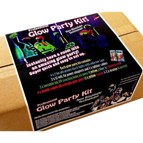 Black Light Glow Party Kit