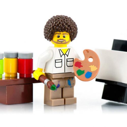 Bob Ross Lego Set