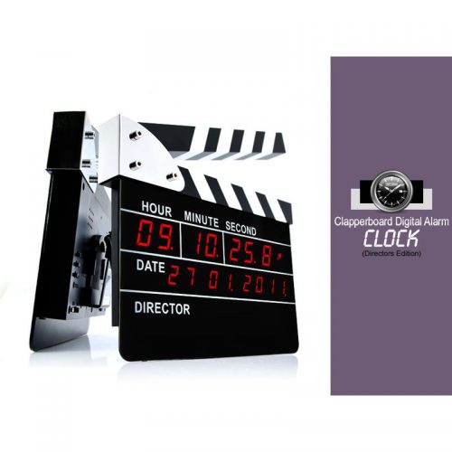 Clapperboard Digital Alarm Clock