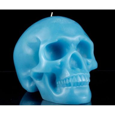 Colored Skull Candles