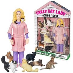 Crazy Cat Lady Action Figure Set