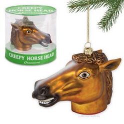 Horsehead Christmas Tree Ornament