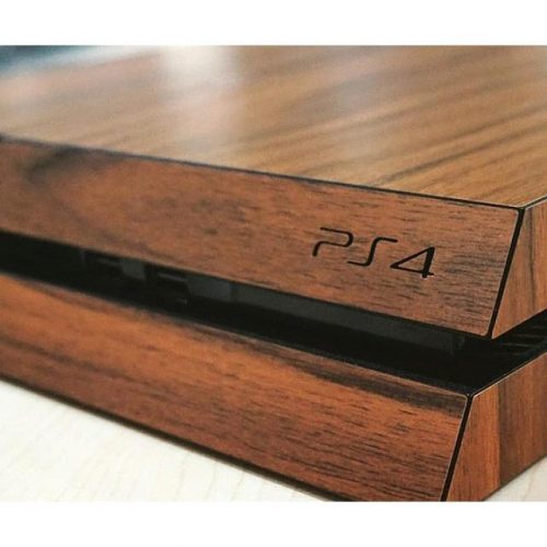 Dark Wood Playstation 4 Skin