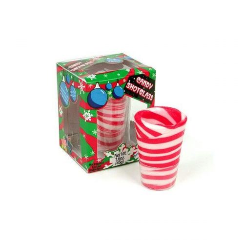 Edible Candy Cane Shot Glasses