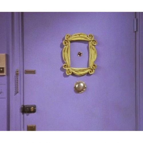 Friends Yellow Peephole Frame Replica