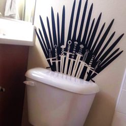 Game of Thrones Iron Throne Toilet Decal