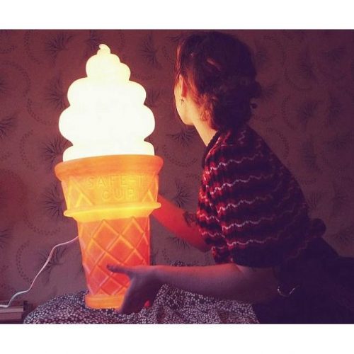 Giant Ice Cream Cone Lamp