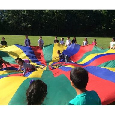 Giant Multi-Colored Parachute