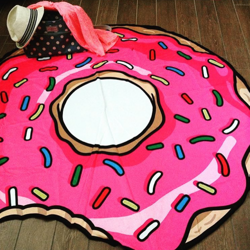 Giant Donut Beach Blanket
