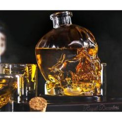 Glass Skull Decanter