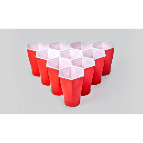 Hexagon Beer Pong Cups
