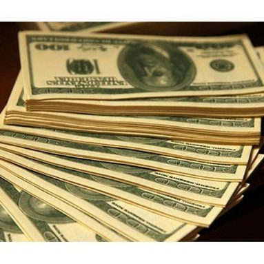 Hundred Dollar Bill Napkins