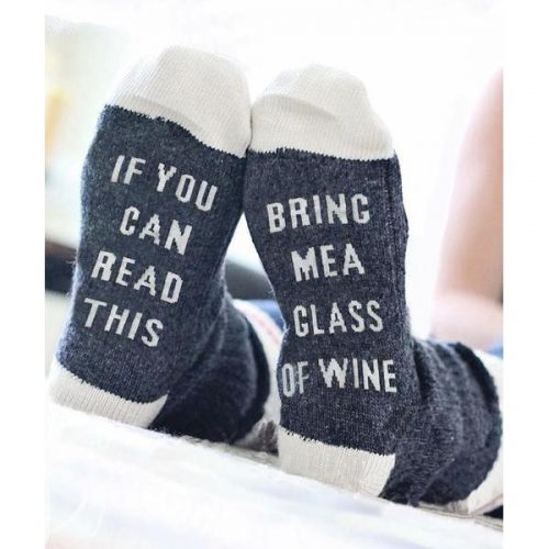 Bring Me Some Wine Socks