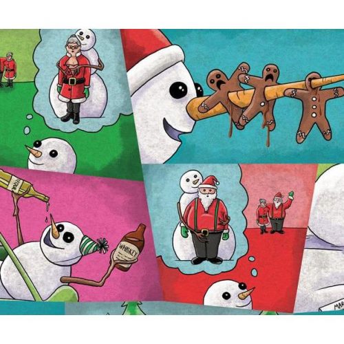 Inappropriate Christmas Wrapping Paper