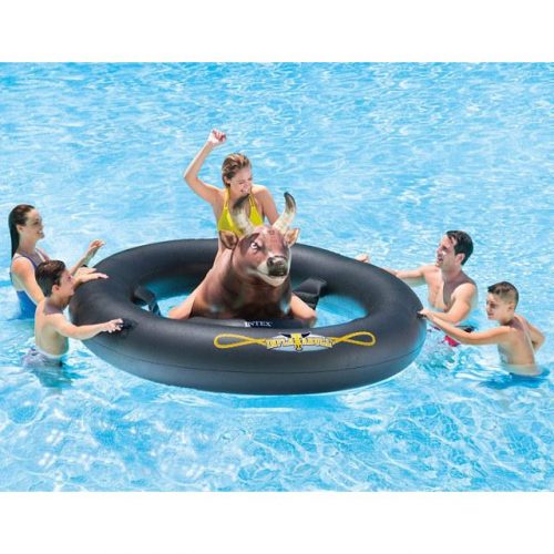 Inflatable Ride On Bull Pool Toy