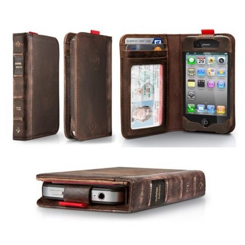 iPhone Leather Book Case