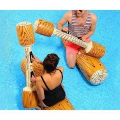 Jousting Inflatable Wooden Logs