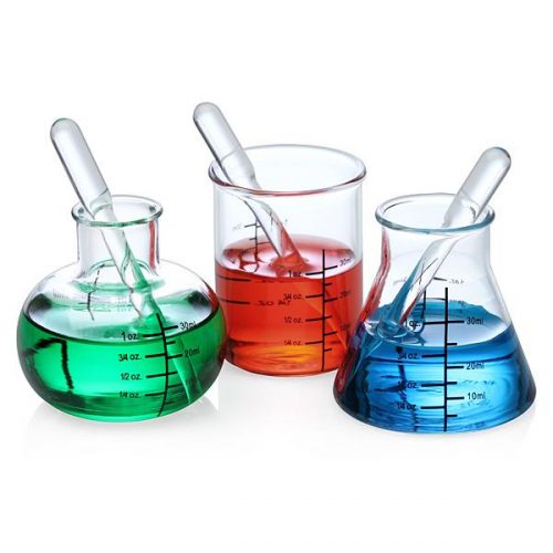 Chemistry Beaker Shot Glasses