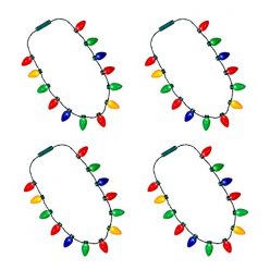 Christmas Light Bulbs Necklace