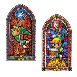 The Legend Of Zelda Stained Glass Wall Decal