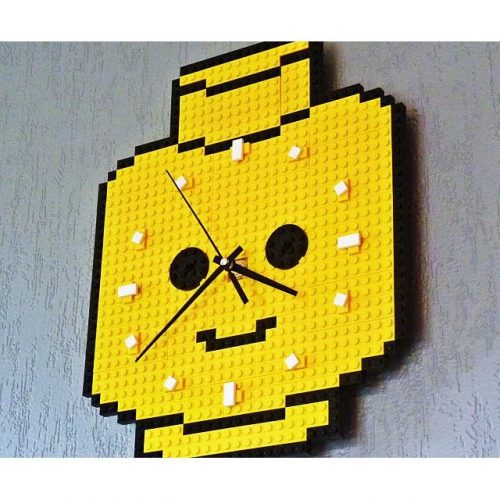 Lego Head Wall Clock