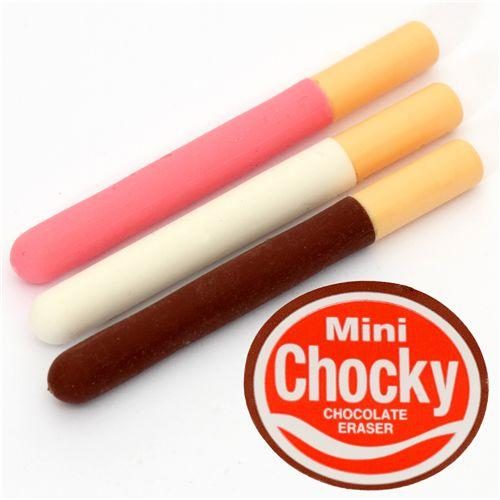 Mini Pocky Erasers