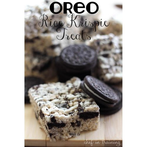 Oreo Rice Krispie Treats