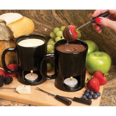 Personal Fondue Mugs