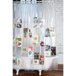 Shower Curtain With Pockets