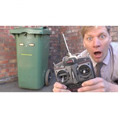 Remote Control Trash Can