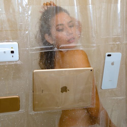 Screenholder Shower Curtain