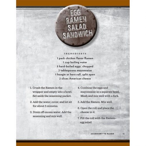 Prison Ramen Recipe Book