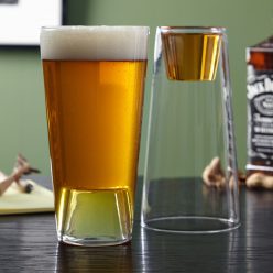 Pint Glass With Shot