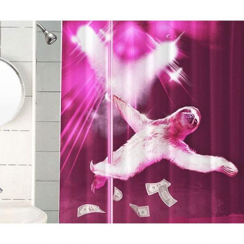 Stripper Sloth Shower Curtain