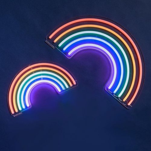 Rainbow Neon Wall Light