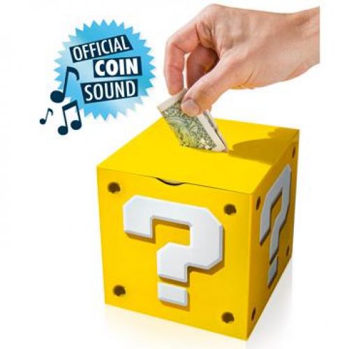 Super Mario Question Block Money Box