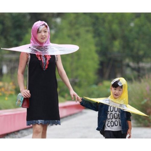 The Hands Free Umbrella Hat
